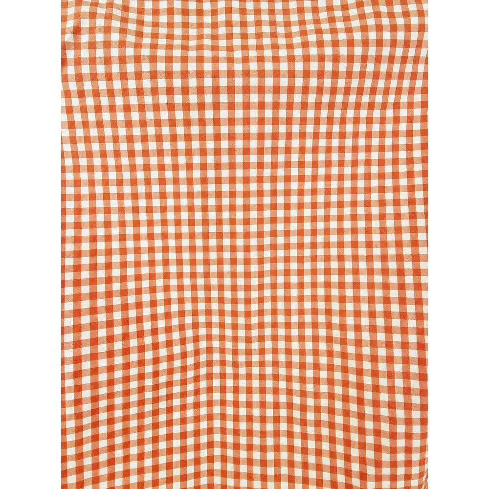 Polo Ralph Lauren Medium 16-33 Regent Custom Fit Orange Gingham Button Down